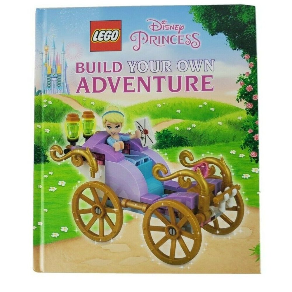 LEGO Disney Princess Build Your Own Adventure Hardcover Ariel Aurora Belle Mulan